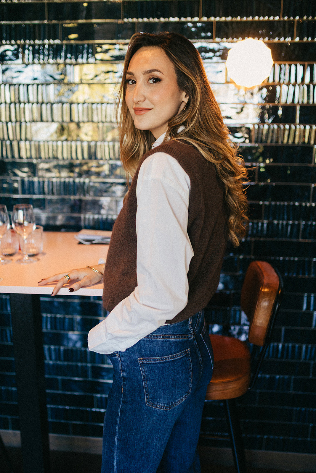 Pull sans manche Claude