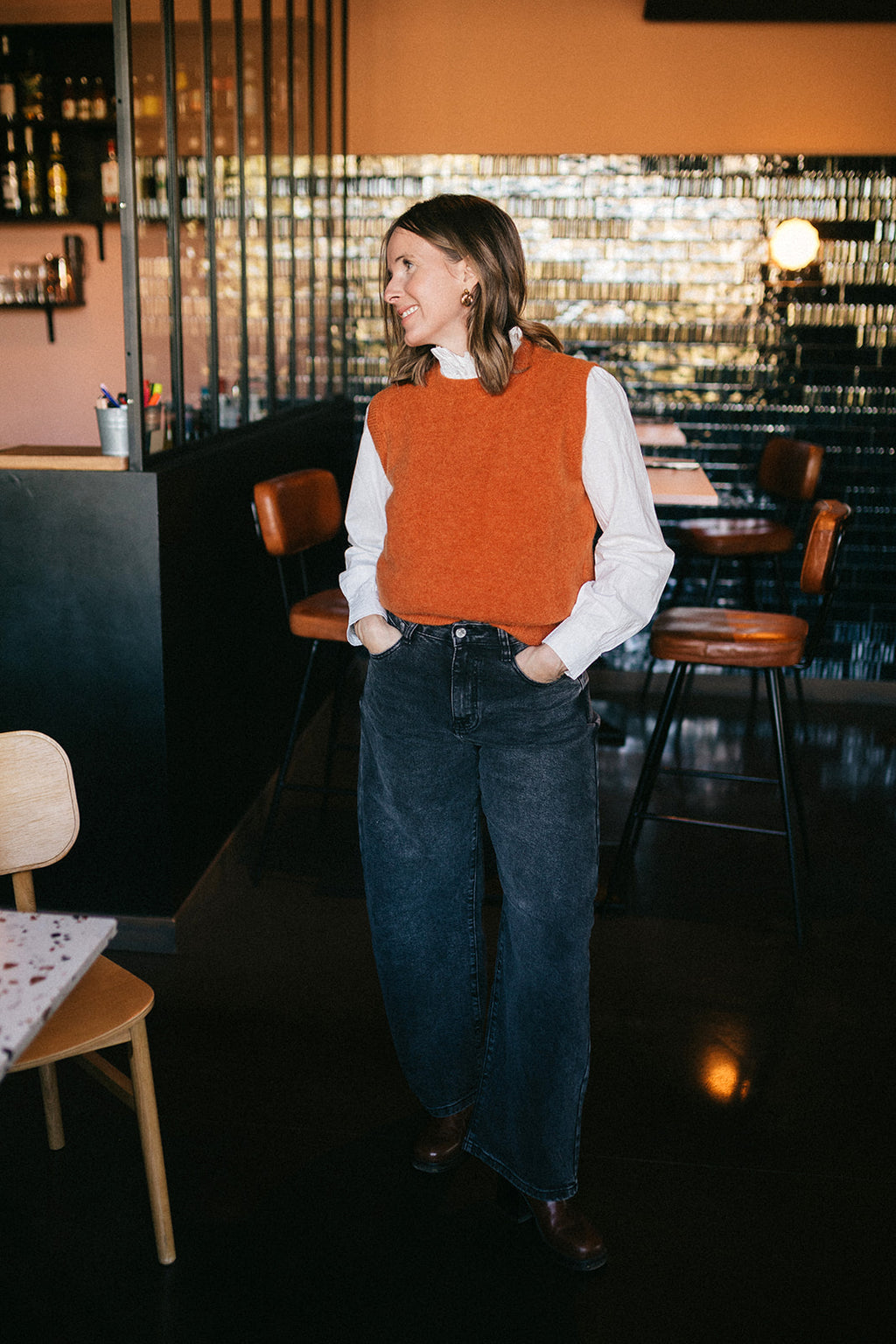 Pull sans manche Claude