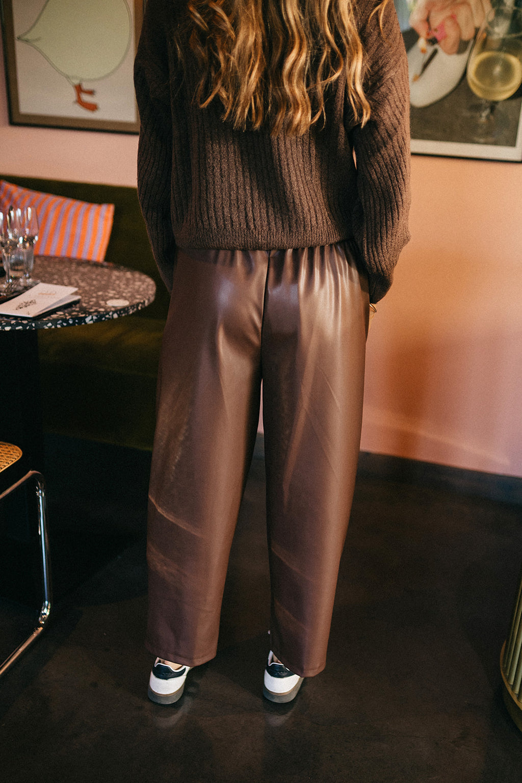 Pantalon simili cuir Edmond