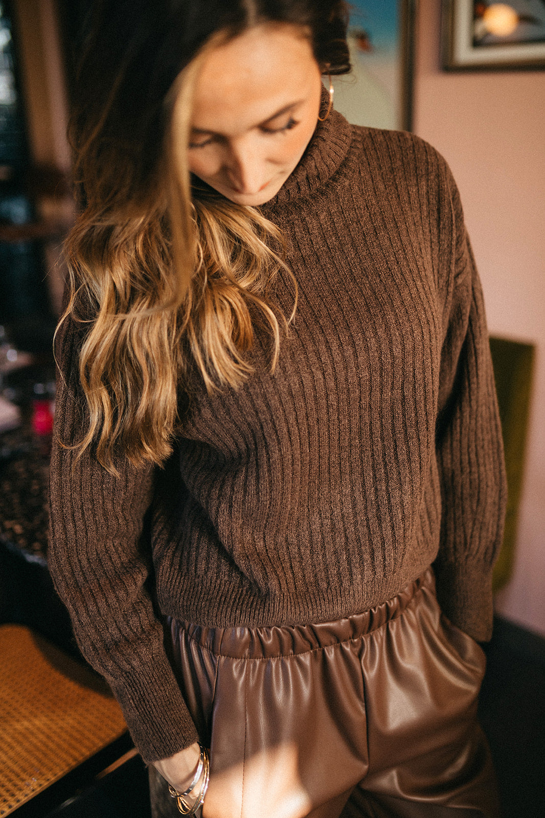 Pull col roulé Gaspard