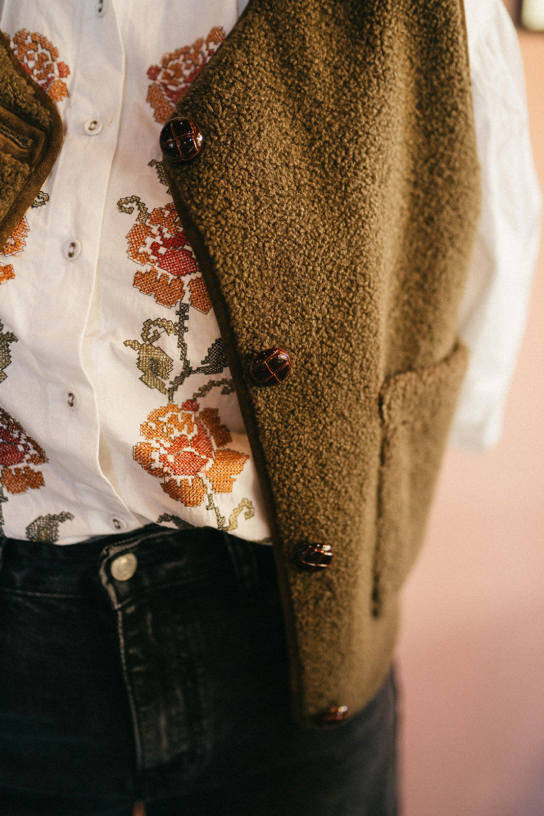 Veste sans manche Lison