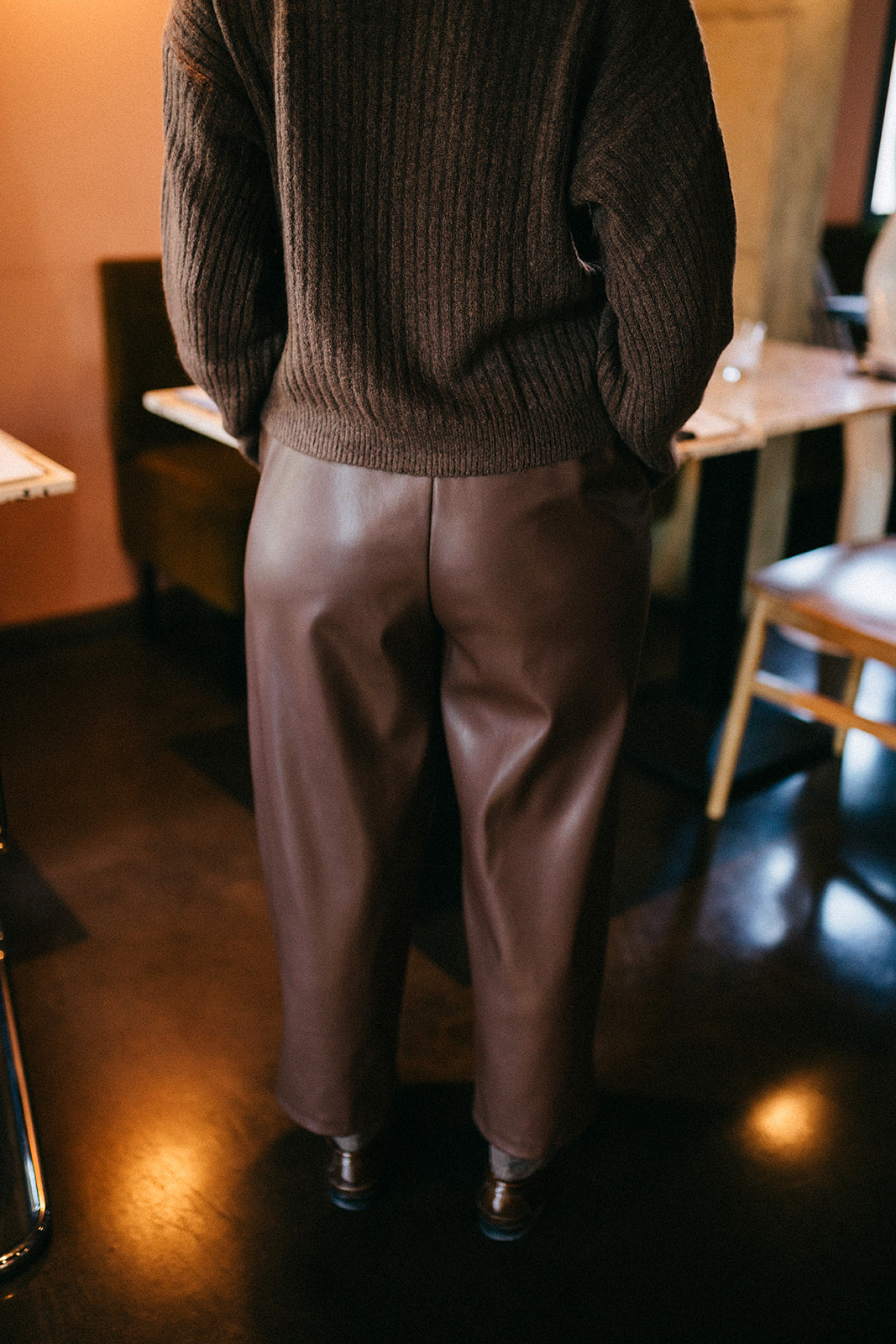 Pantalon simili cuir Edmond