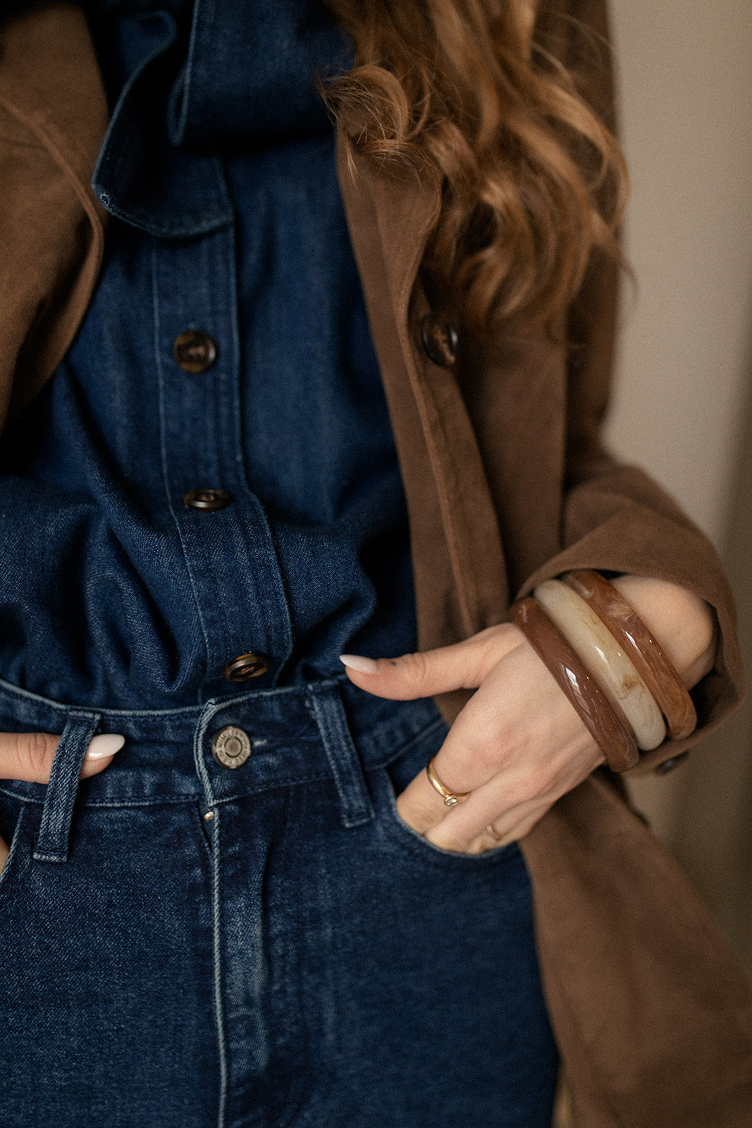 Trio bracelets en résine