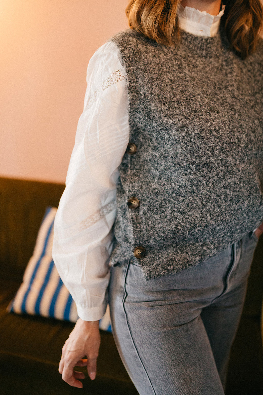 Pull sans manche Achille